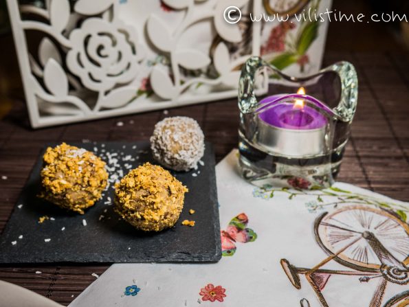 Сурови веган бонбони с мака, кашу и кокос