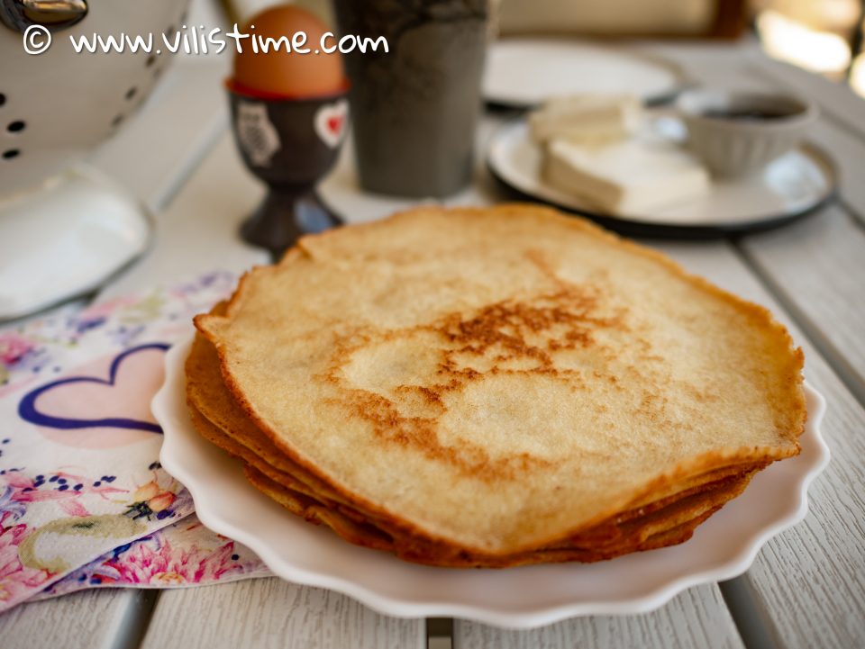 Кето палачинки без млечни продукти